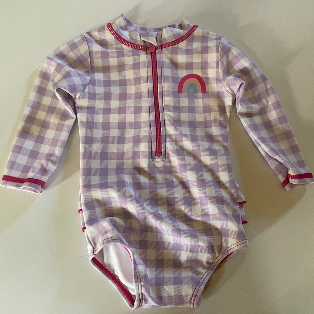 Long sleeves Rashguard swimsuit - Baby girls 3-6  months
